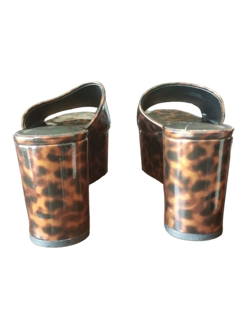 Rebecca Minkoff Animal Print Patent Leather Mules - Picture 4 of 4